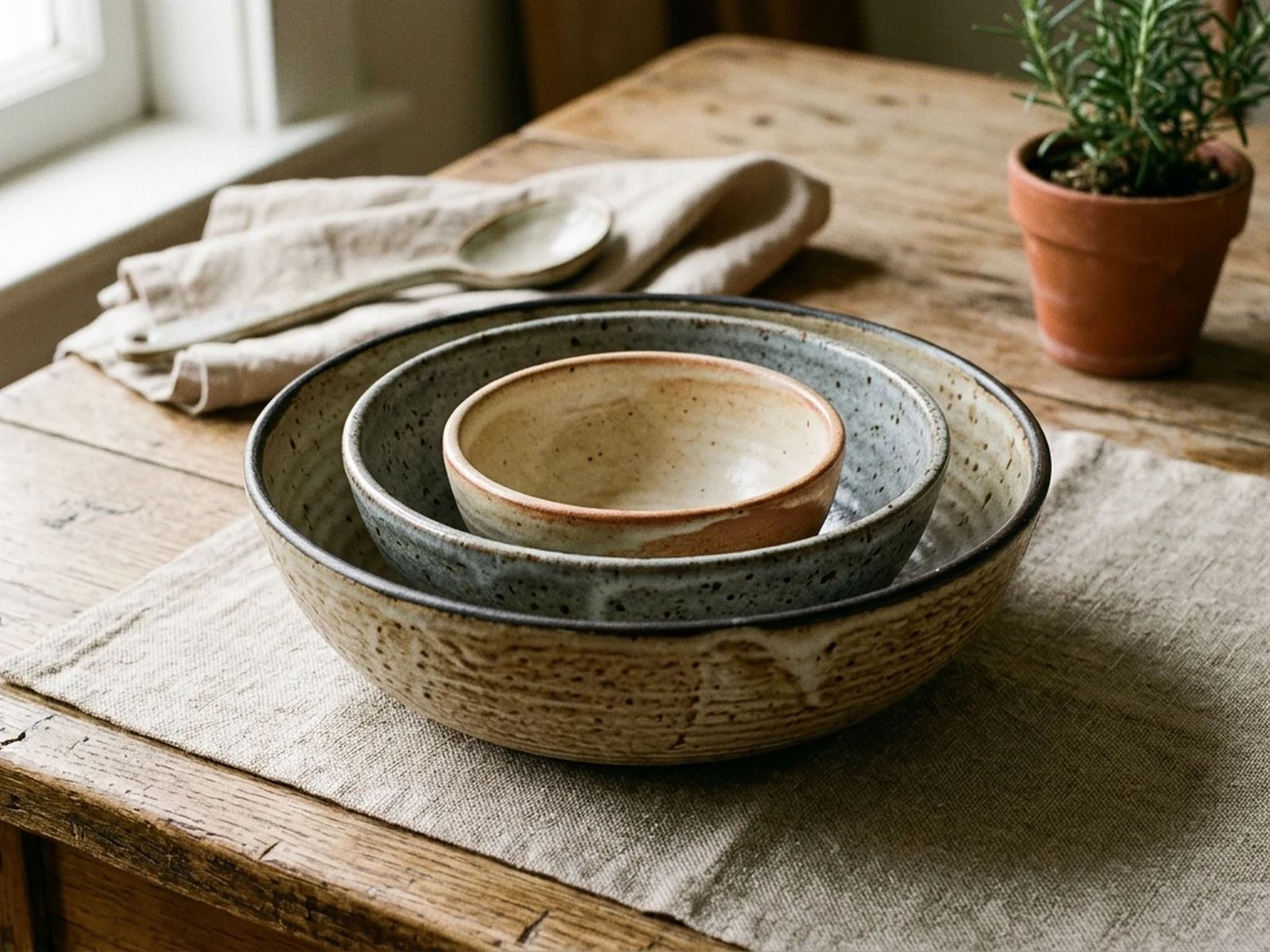Set de cuencos artesanales